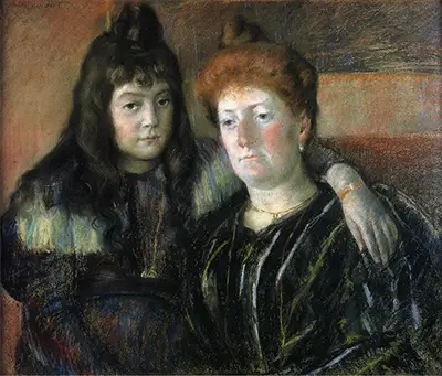 Madame Meerson and her Daughter Mary Cassatt
